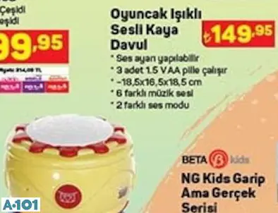 OYUNCAK IŞIKLI SESLİ DAVUL OYUNCAK IŞIKLI SESLİ DAVUL